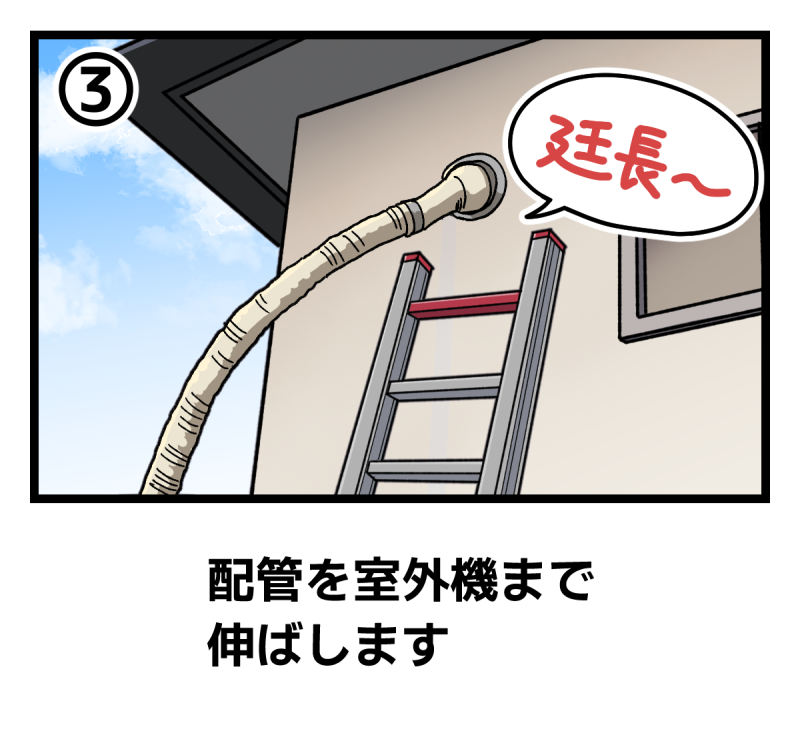 配管延長