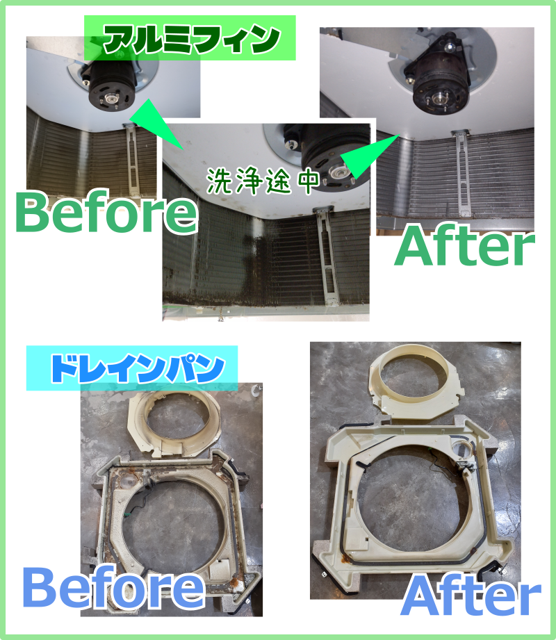 業務用エアコン分解