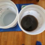 洗浄した汚水