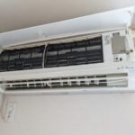 エアコンクリーニング施工後のエアコン全体