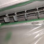 パナソニックエアコン洗浄前の内部