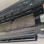 ダイキンrisoraのホコリが付いたフィルター